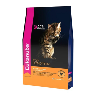 Eukanuba Cat Adult для взрослых кошек с птицей 400г