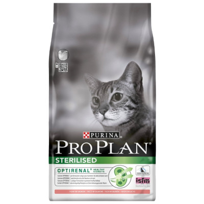 Purina Pro Plan Корм для стерилизованных кошек Лосось 1,5кг