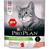 Purina Pro Plan Vital Сухой корм для стерилизованных кошек для поддержания органов чувств, Лосось, 400г
