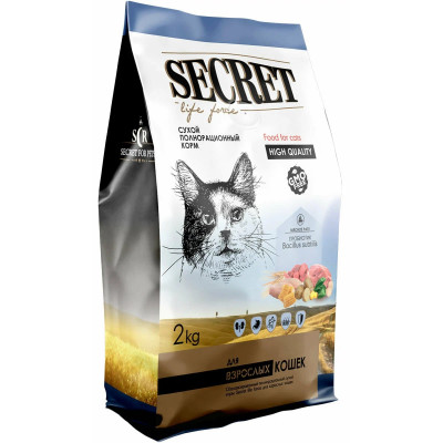 Secret Life Force корм для кошек Мясное рагу 2кг