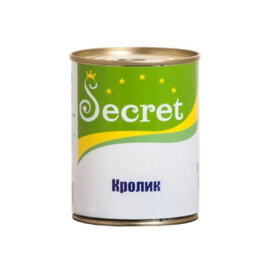 Secret Консервы для собак Кролик 850г