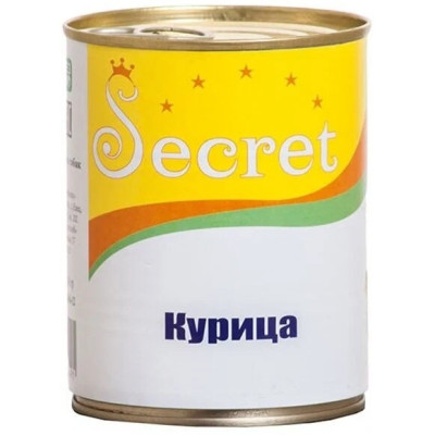 Secret консервы для собак Курица 850г