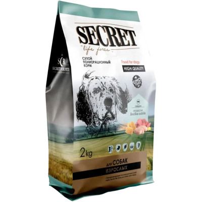 Secret Life Force корм для собак всех пород Говядина 2кг